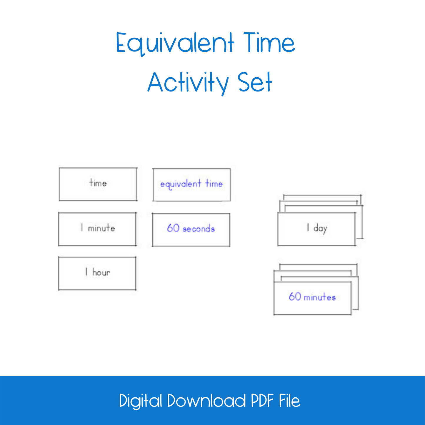 Equivalent Time Card Set