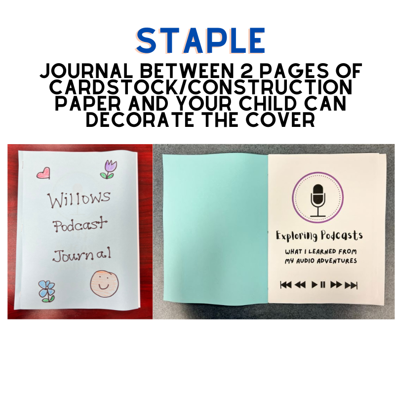 Brown: My Podcast Journal  (PDF Digital Download File)