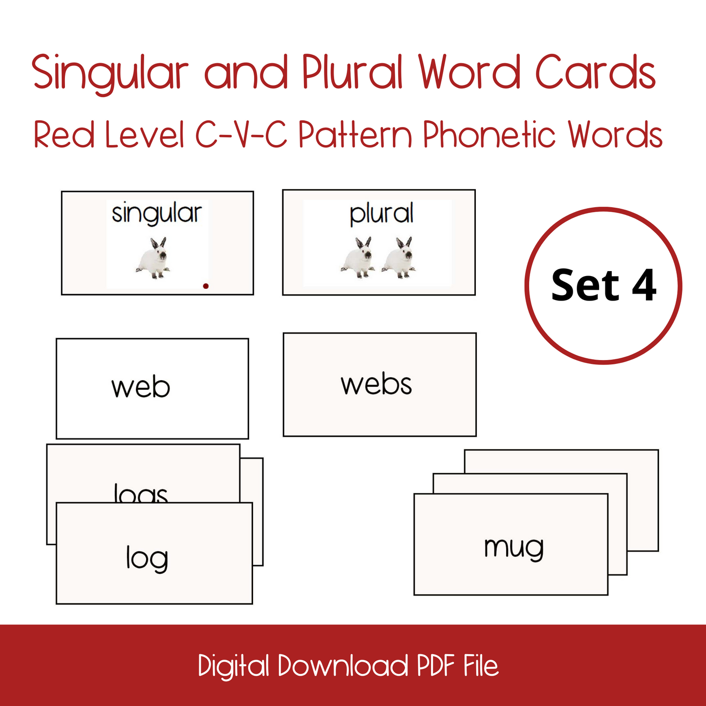 Singular and Plural Cards