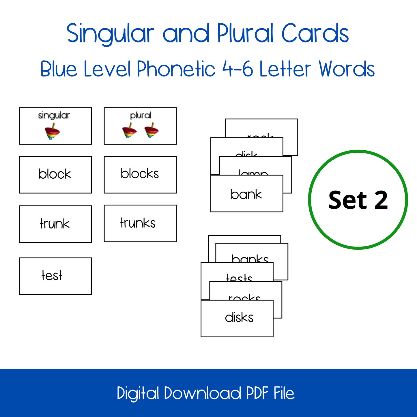 Printable Singular and Plural Activity, printable Montessori Printable Singular and Plural Activity, printable Phonetic Singular and Plural  game activity, Printable homeschool Phonetic Singular and Plural Activity, Printable montessoriPhonetic Reading Sounds Activity, printable Phonetic reading activity, printable ESL activity