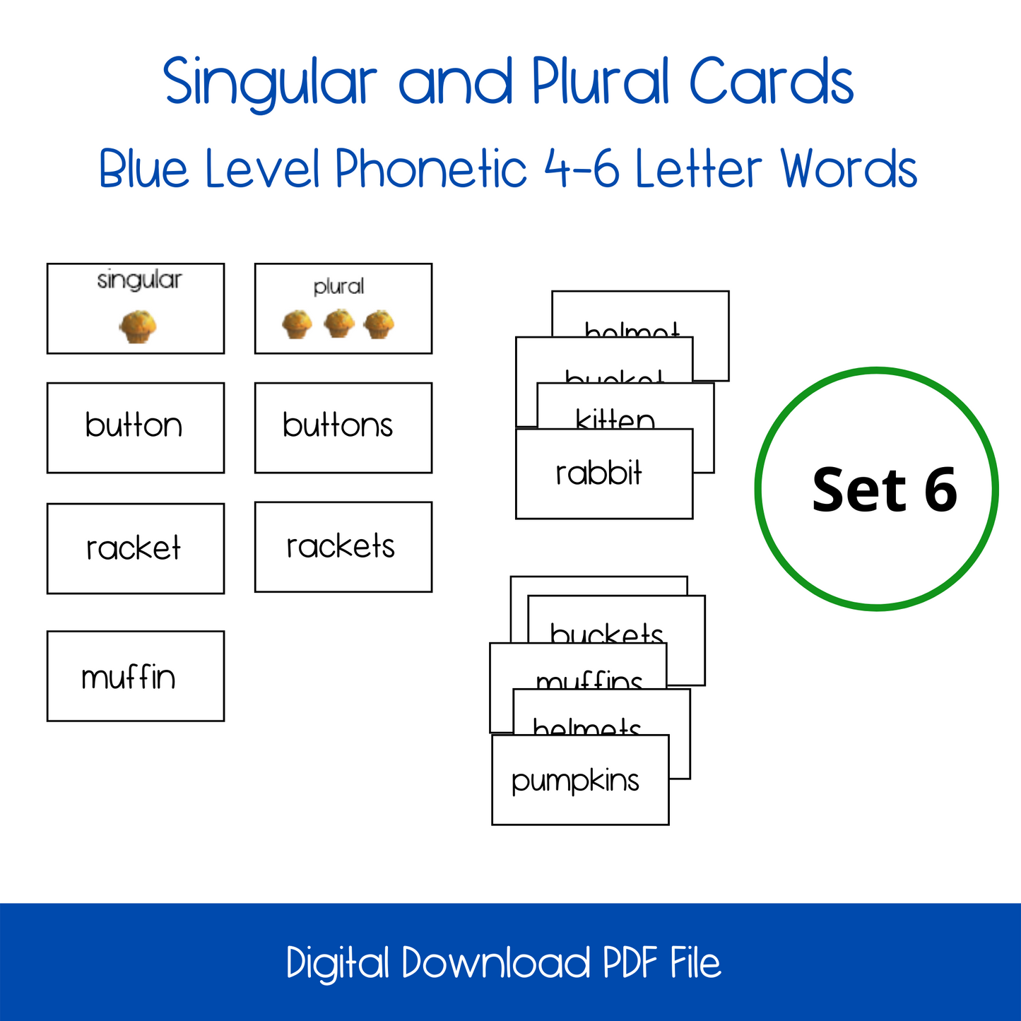 Printable Singular and Plural Activity, printable Montessori Printable Singular and Plural Activity, printable Phonetic Singular and Plural  game activity, Printable homeschool Phonetic Singular and Plural Activity, Printable montessoriPhonetic Reading Sounds Activity, printable Phonetic reading activity, printable ESL activity