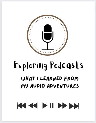 Brown: My Podcast Journal  (PDF Digital Download File)