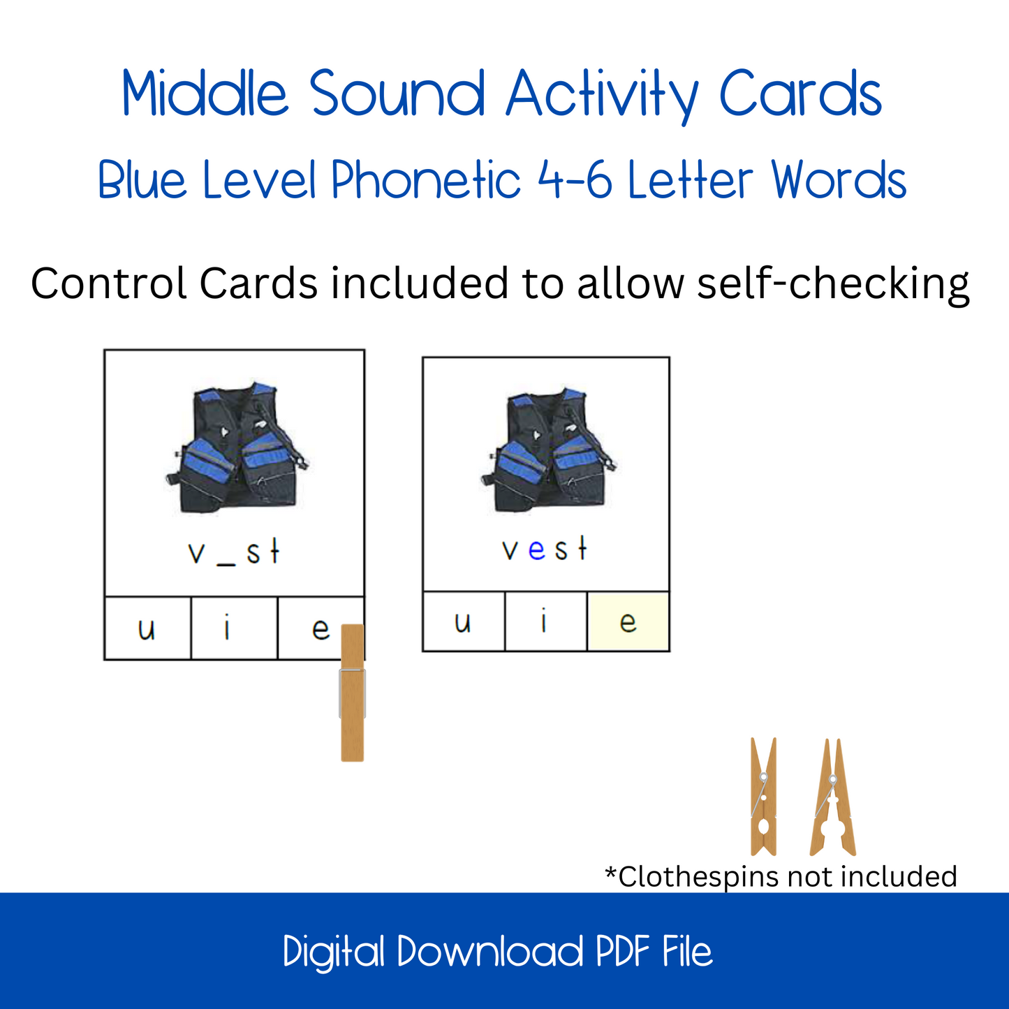 Printable Blue Level Phonetic Middle Sound Clip Cards, Printable Montessori Blue Level Phonetic Middle Sound Clip Cards, Printable ESL Blue Level Phonetic Middle Sound Clip Cards, Printable Montessori Blue Level Phonetic Middle Sound Clip Cards, Printable Homeschool Blue Level Phonetic Middle Sound Cards, Printable Montessori Blue Level Phonetic Middle Sound Cards, Printable Kindergarten Blue Level Phonetic Middle Sound Cards, Printable Montessori Blue Level Phonetic Middle Sound Cards