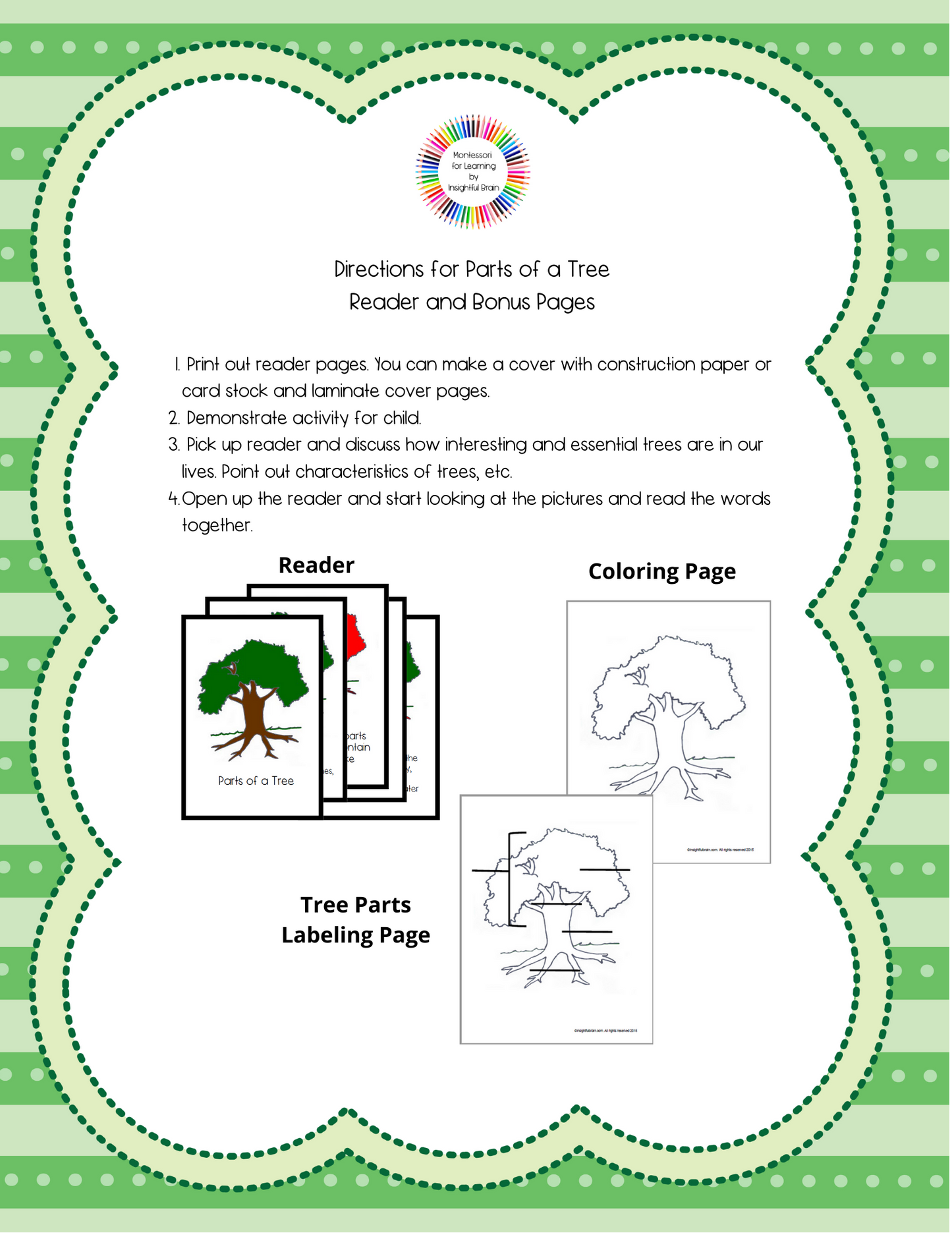 Parts of a Tree Activity Bundle