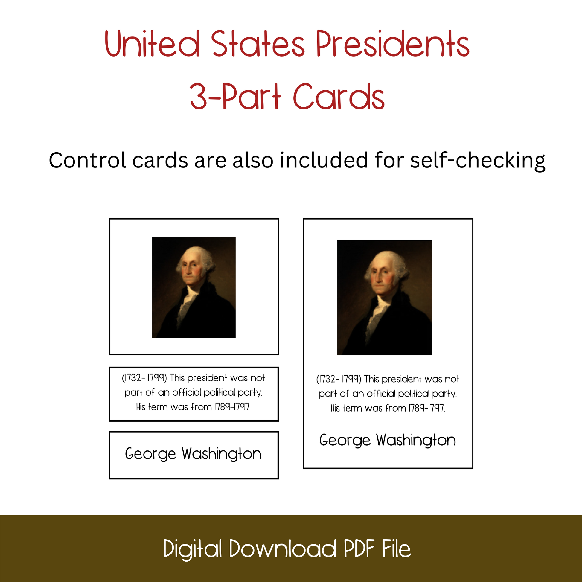 Montessori Printable Social Science Materials