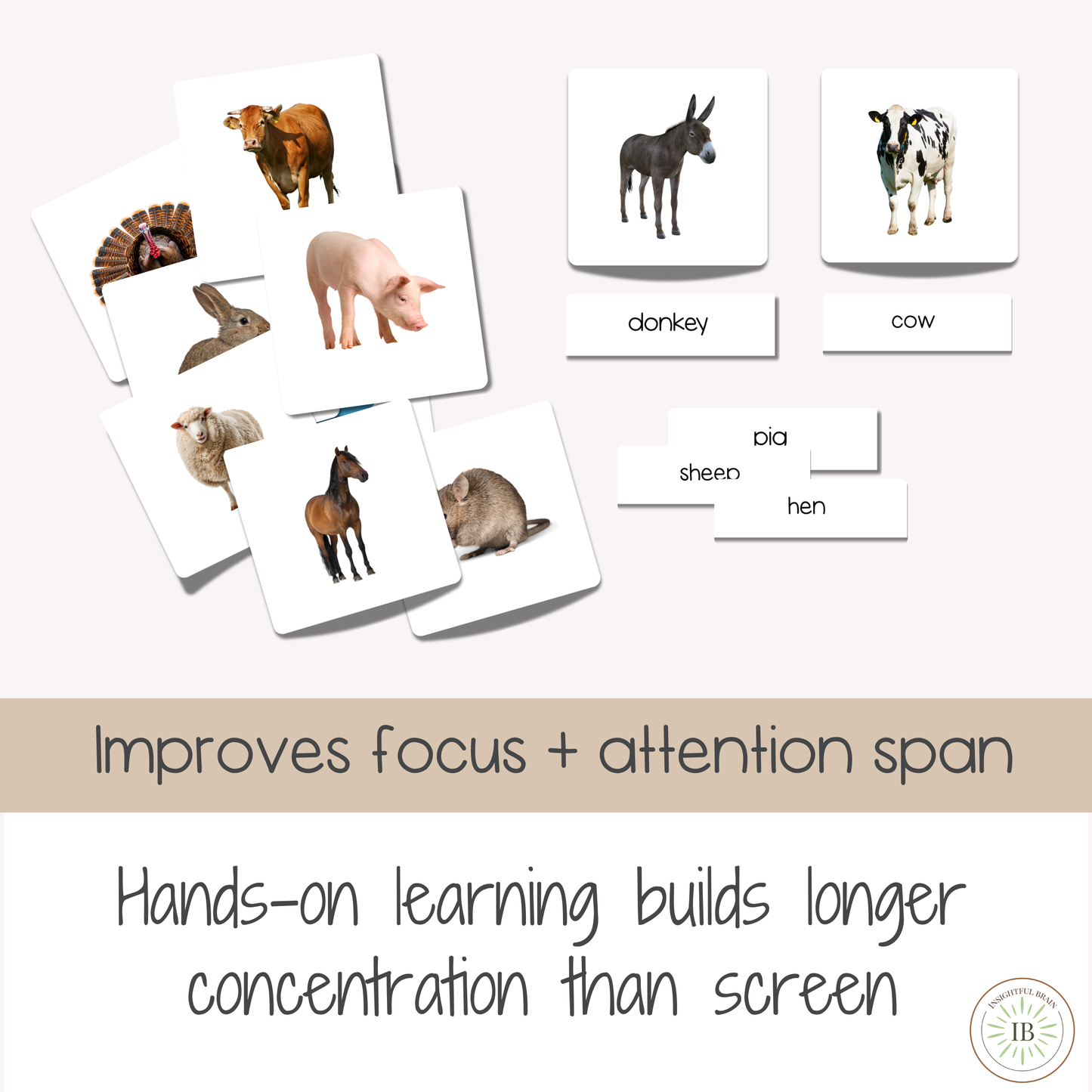 preschool farm animal learning activities 