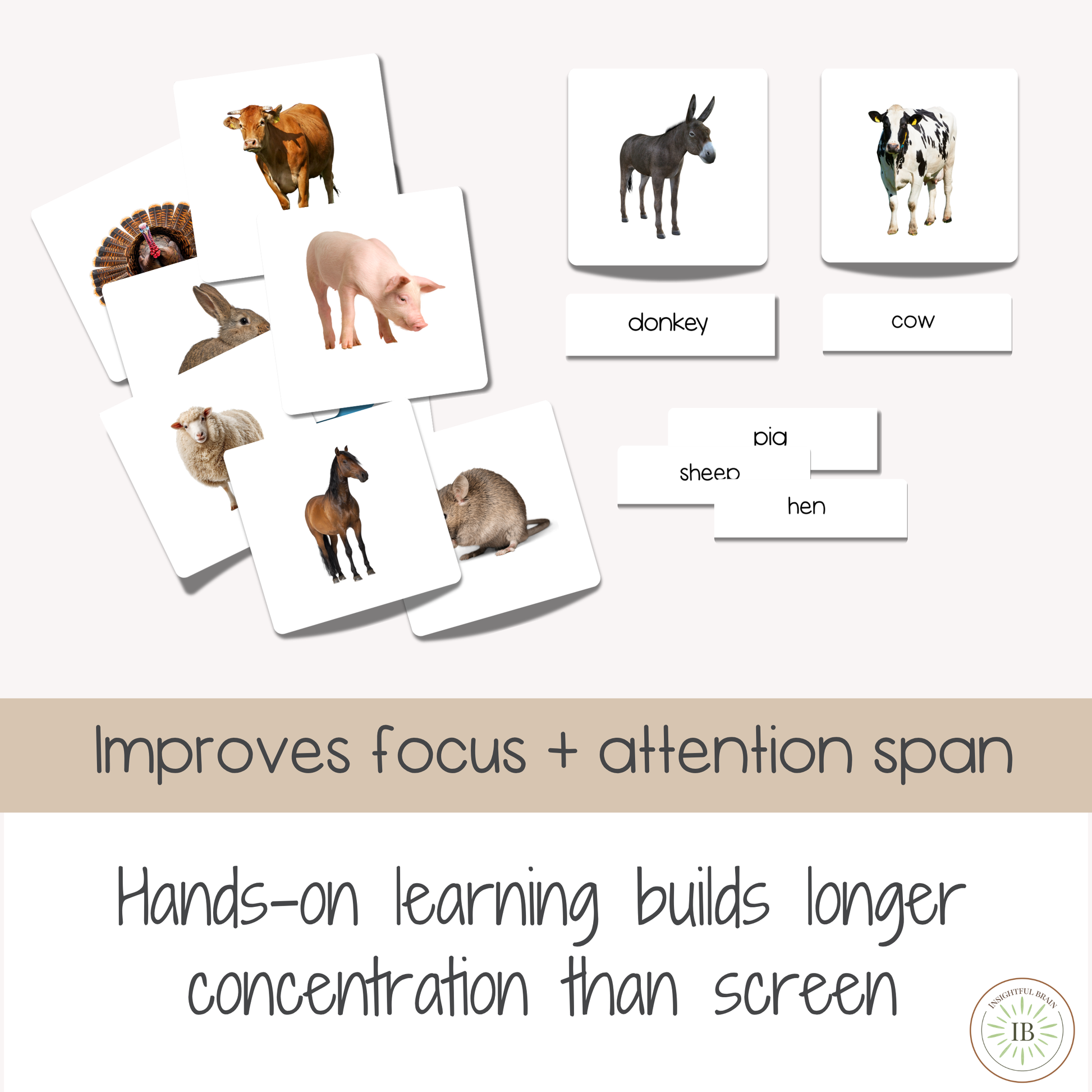 preschool farm animal learning activities 