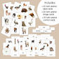 montessori animal matching printable 