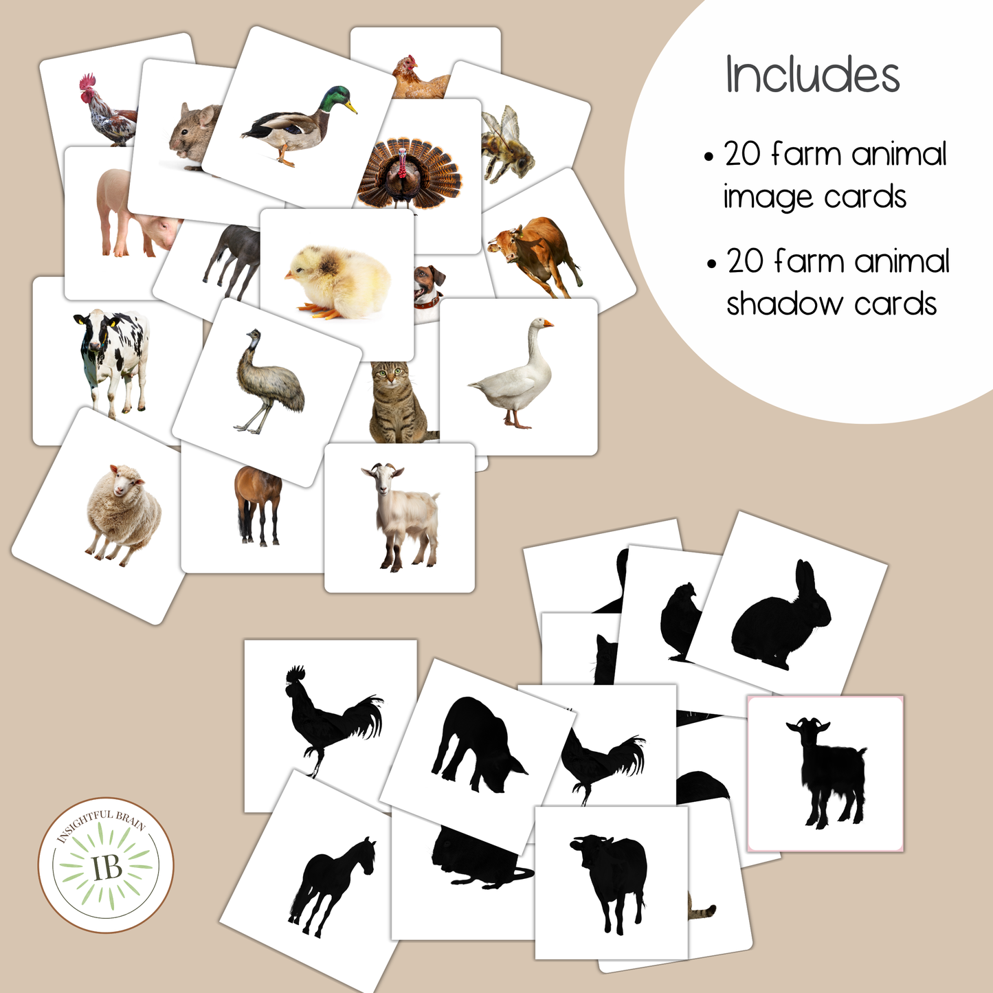 printable classroom activities,	• farm theme preschool , homeschool preschool, visual discrimination, printable activity