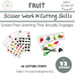 Montessori Scissor Work Printable | Preschool Cutting Practice | Homeschool Fine Motor Skills Activity | Toddler Cutting Strips