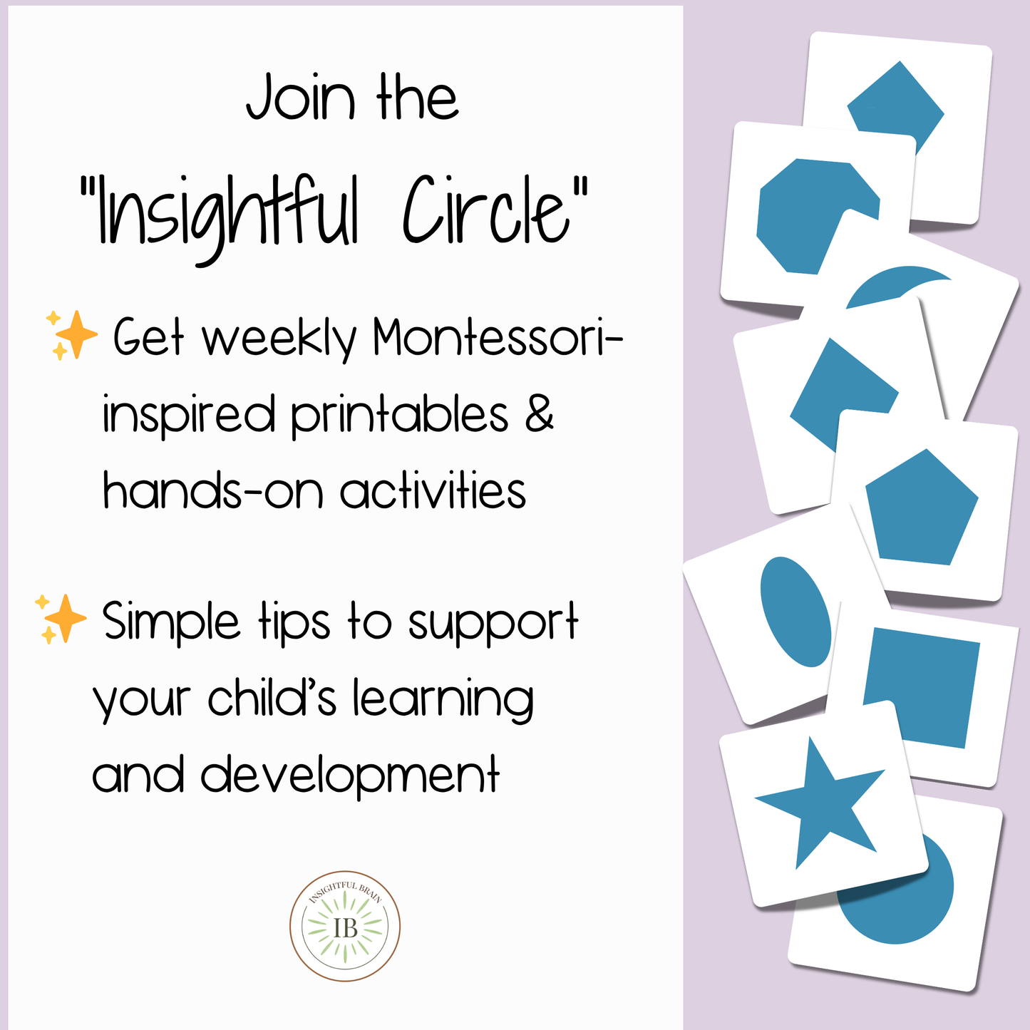 Montessori Shapes Nomenclature Cards Printable | Preschool 2D Shape Learning Cards | Geometry Vocabulary Activity | Homeschool Montessori Materials