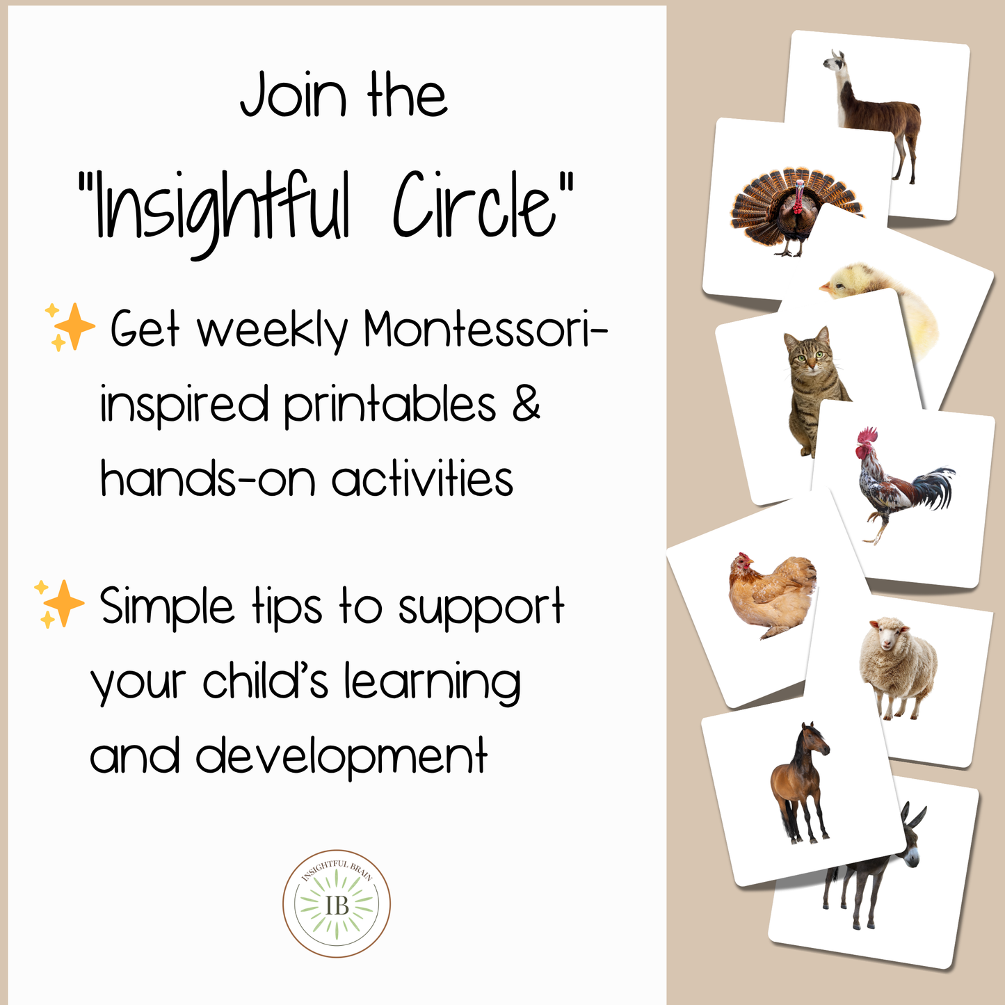 Montessori Farm Animal Bundle Printable | Preschool Fine Motor Activities | 2 Piece Puzzles | Shadow Matching | Scissor Work | Push Pin Poke Cards