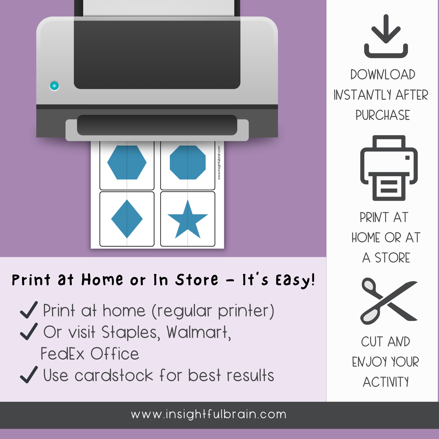 printable shape activity download