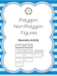 Polygon/Non-Polygon Sorting Cards Activity Set