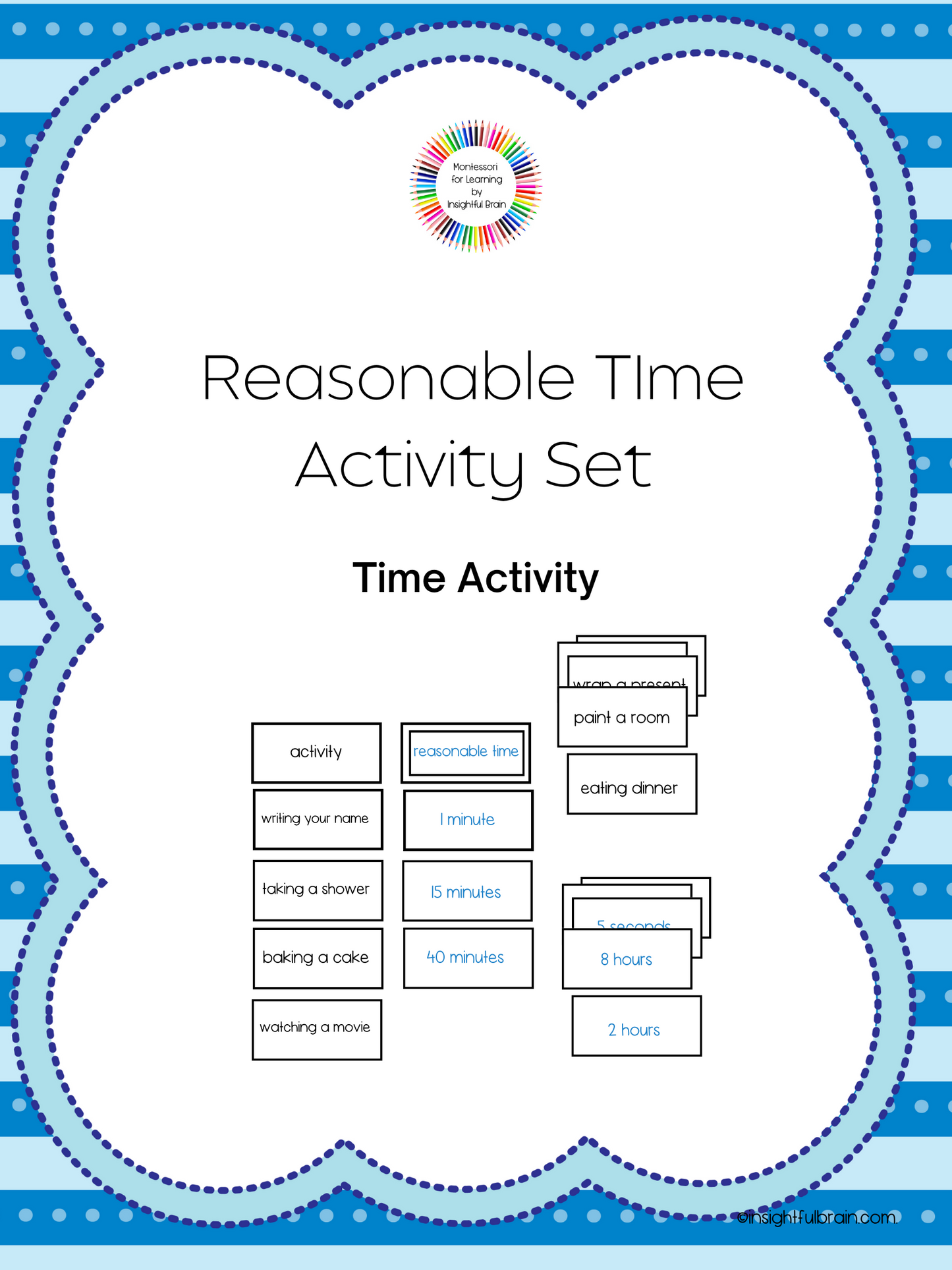 Reasonable Time Activity Set
