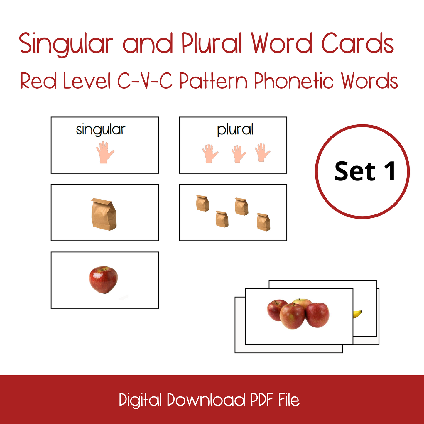 Singular and Plural Cards