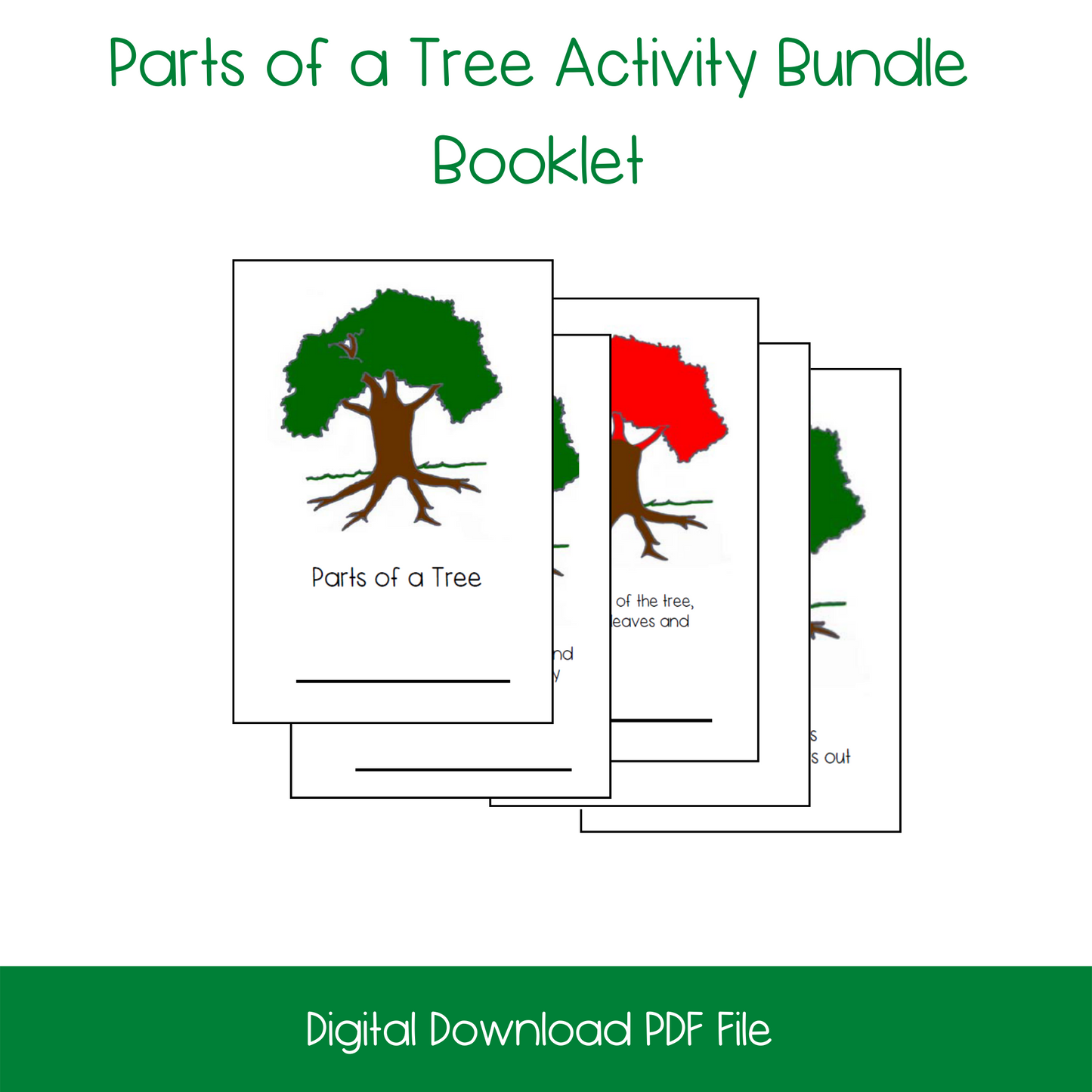 Parts of a Tree Activity Bundle