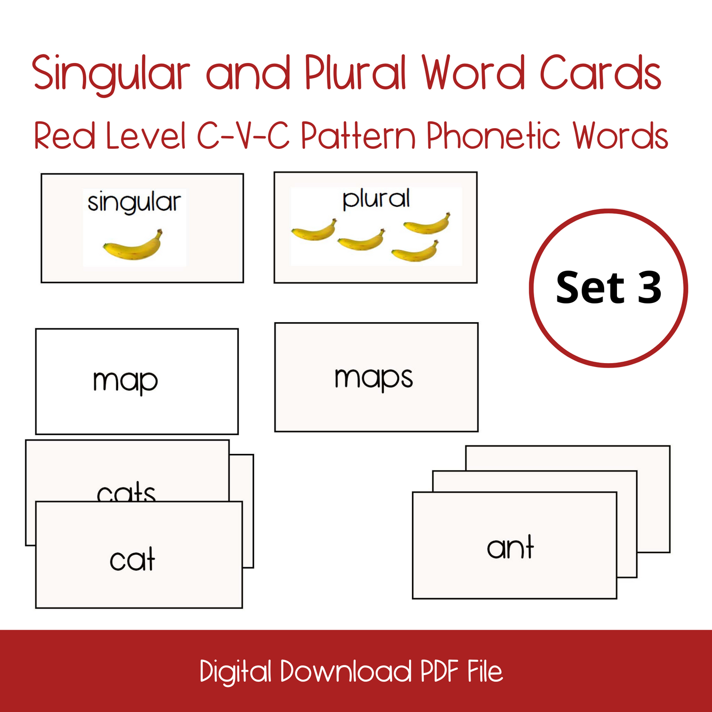 Singular and Plural Cards