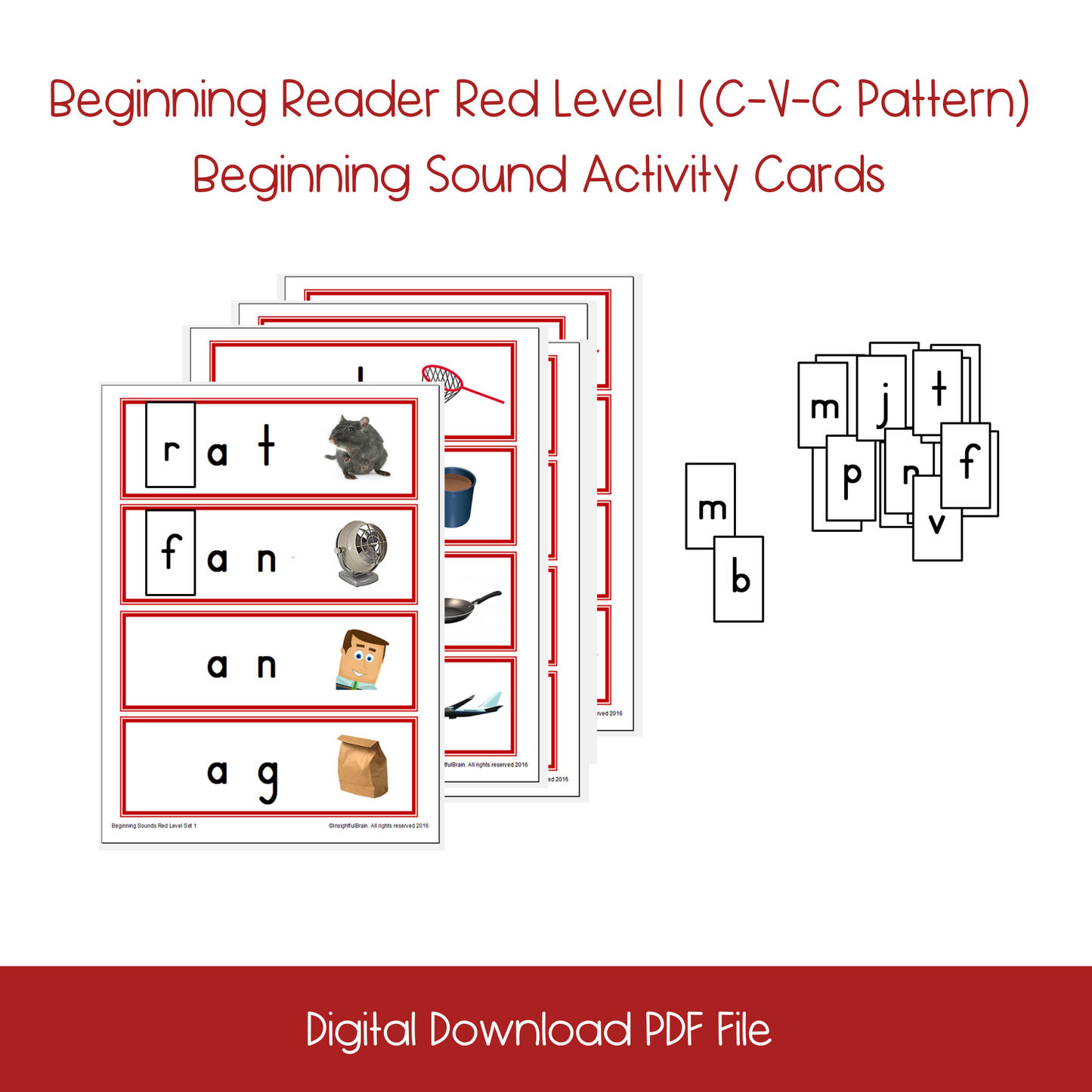 Printable Beginning Sound Activity Cards Set1, montessori Printable Beginning Sound Activity Cards Set1, homeschool Printable Beginning Sound Activity Cards Set1, printable ESL Beginning Sound Activity Cards Set1, printable ELL Beginning Sound Activity Cards Set1, printable kindergarten beginning sound actcivity, English language learners