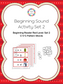 Red Level C-V-C Pattern Beginning Sound Activity Card Set 2