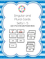 Singular and Plural Cards (Blue Level: Phonetic 4 to 6 Letter Words)