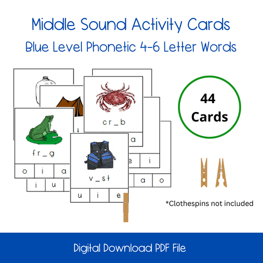 Printable Blue Level Phonetic Middle Sound Clip Cards, Printable Montessori Blue Level Phonetic Middle Sound Clip Cards, Printable ESL Blue Level Phonetic Middle Sound Clip Cards, Printable Montessori Blue Level Phonetic Middle Sound Clip Cards, Printable Homeschool Blue Level Phonetic Middle Sound Cards, Printable Montessori Blue Level Phonetic Middle Sound Cards, Printable Kindergarten Blue Level Phonetic Middle Sound Cards, Printable Montessori Blue Level Phonetic Middle Sound Cards