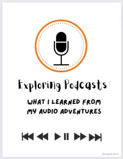 Orange: My Podcast Journal  (PDF Digital Download File)