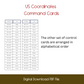 Printable Montessori United States Coordinate Geography Cards, printable coordinate practice,homeschool